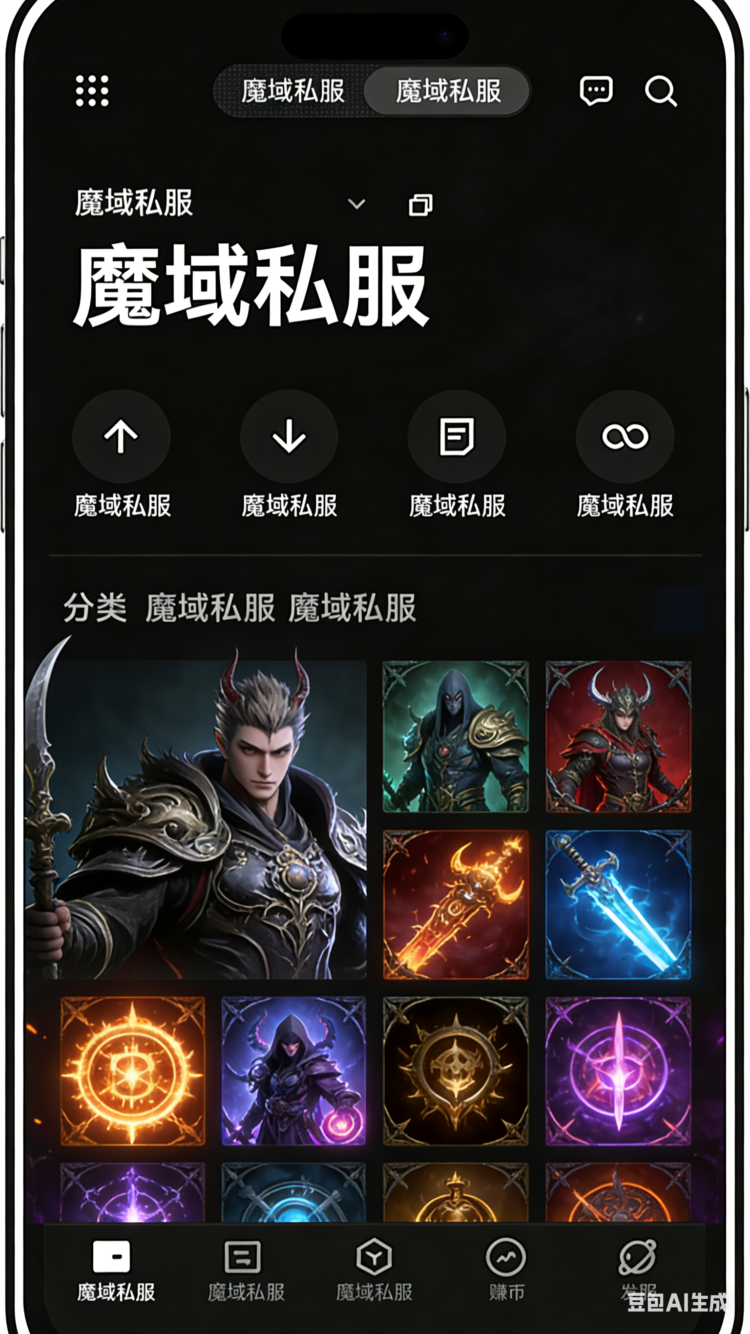 魔域私服野外休闲打宝画面